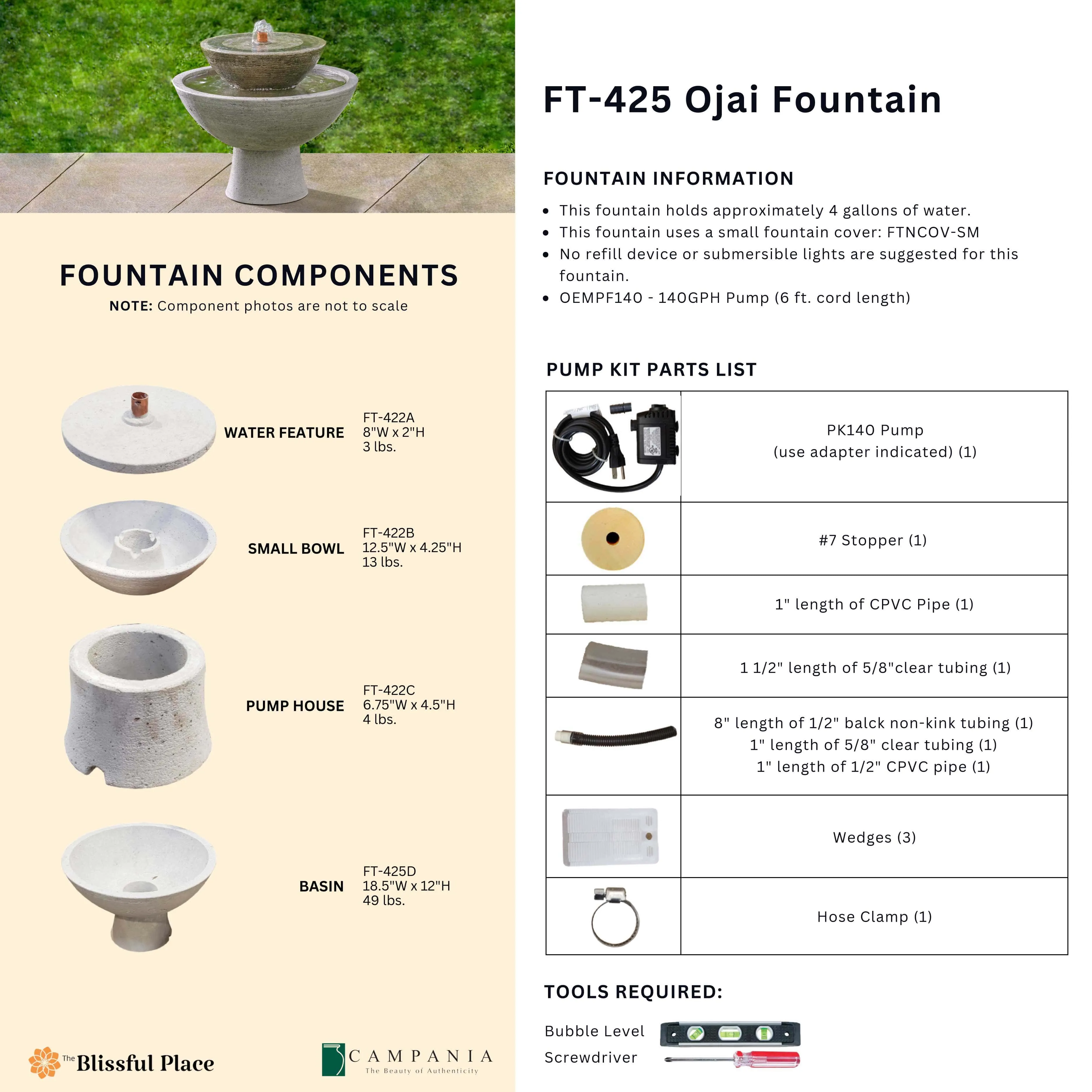Ojai Fountain Campania International