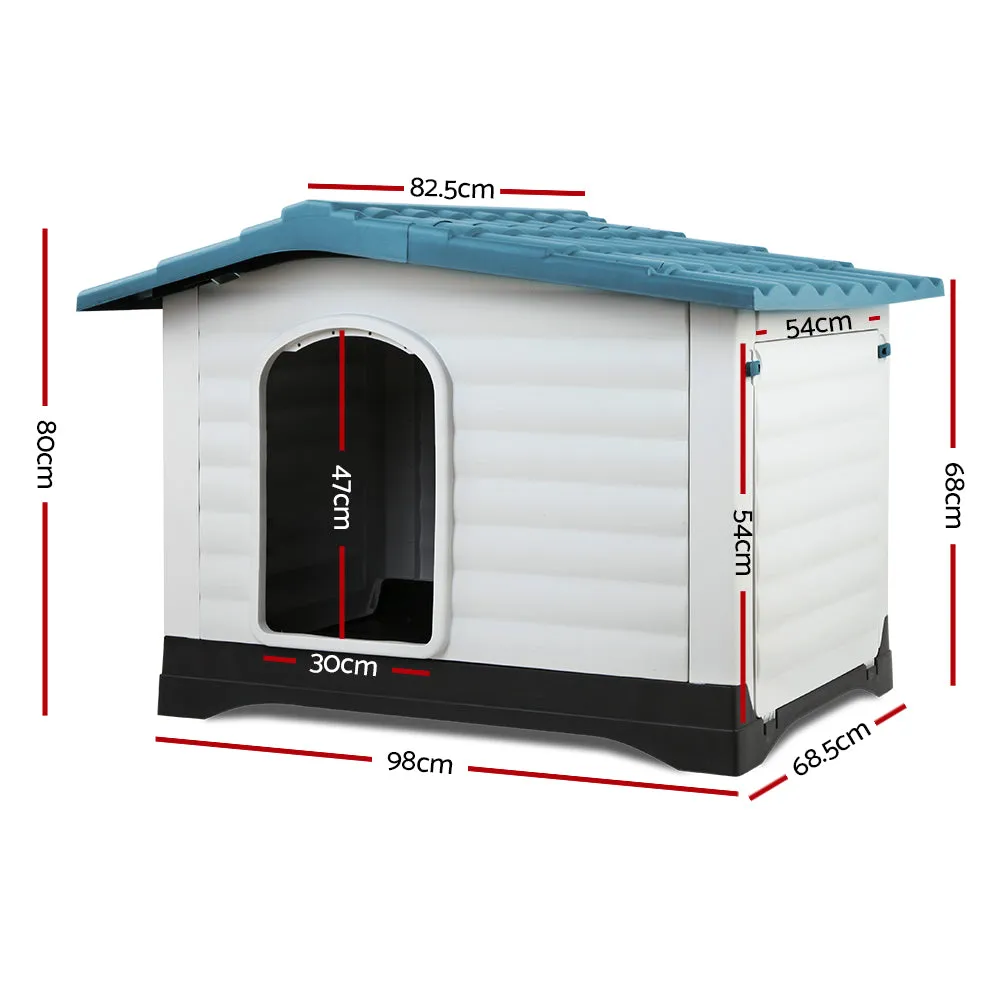 Pet Kennel Weatherproof, Blue