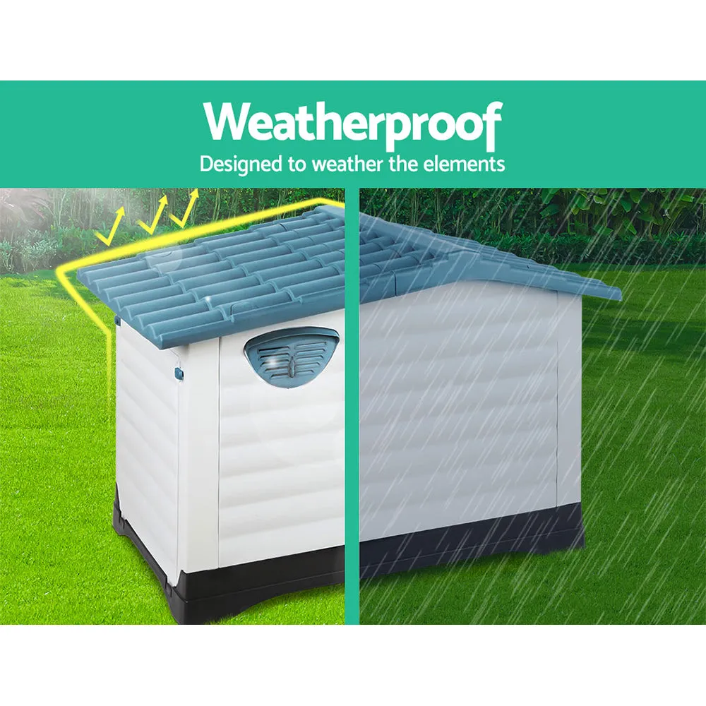 Pet Kennel Weatherproof, Blue