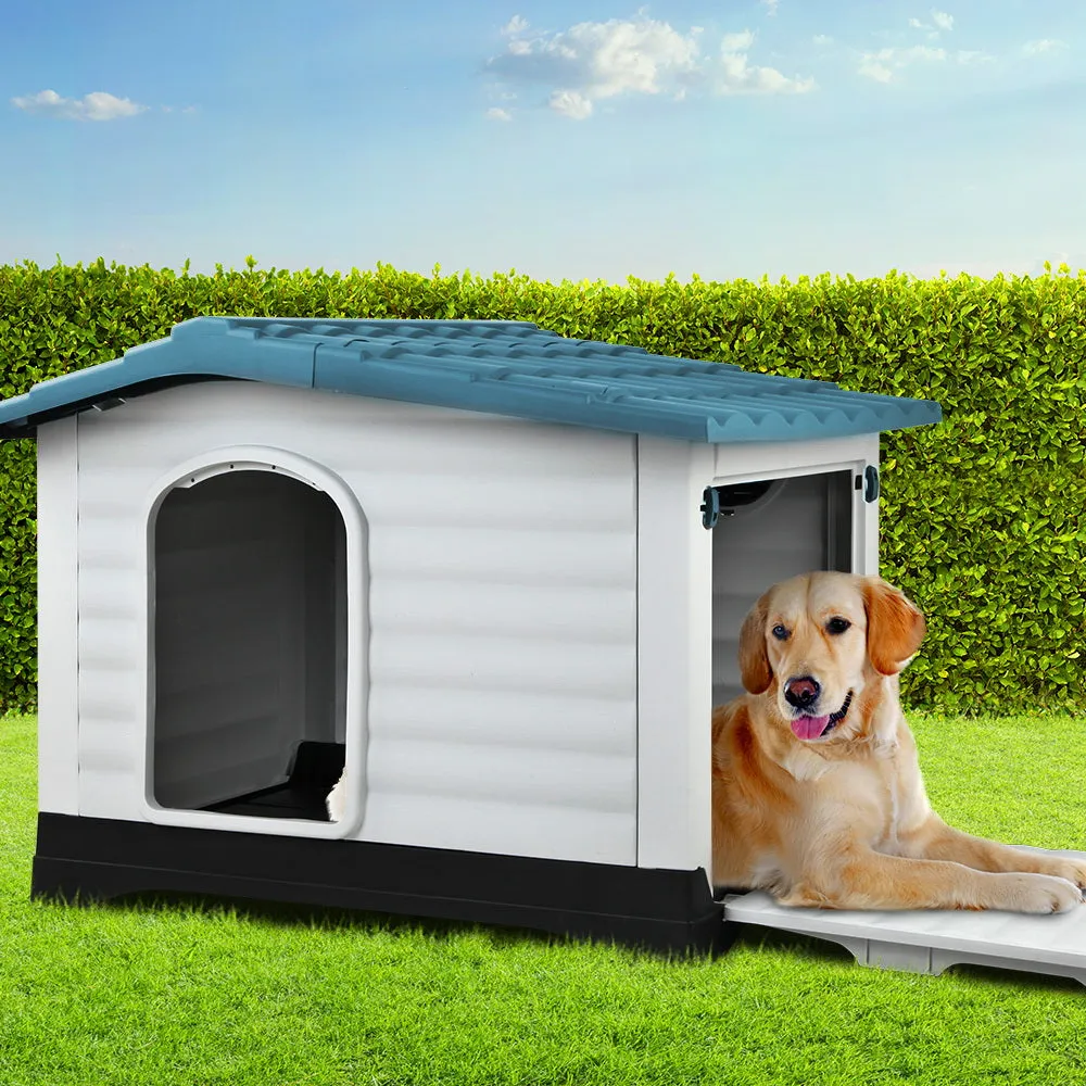 Pet Kennel Weatherproof, Blue
