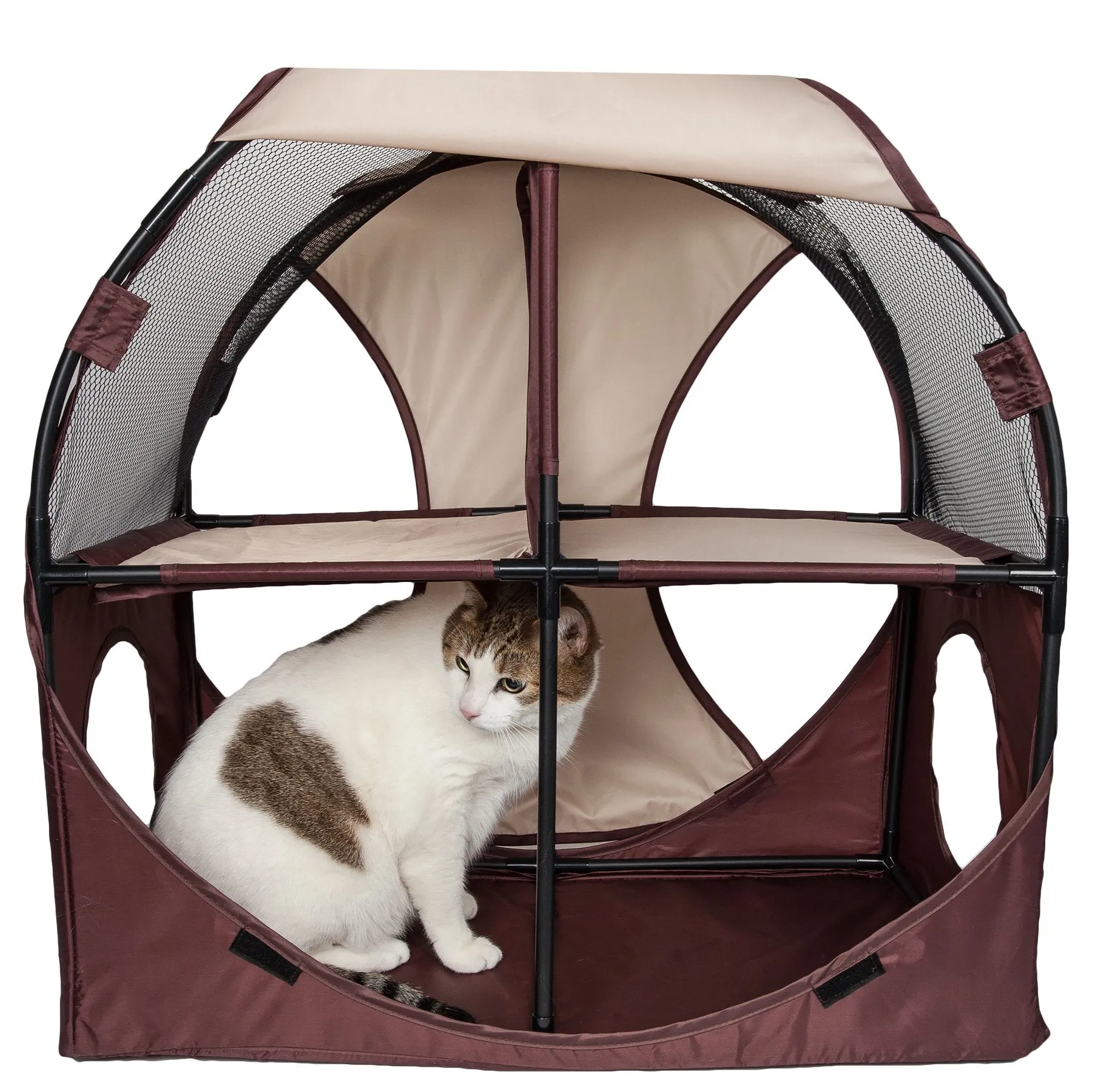 Pet Life Kitty-Play Travel Cat House