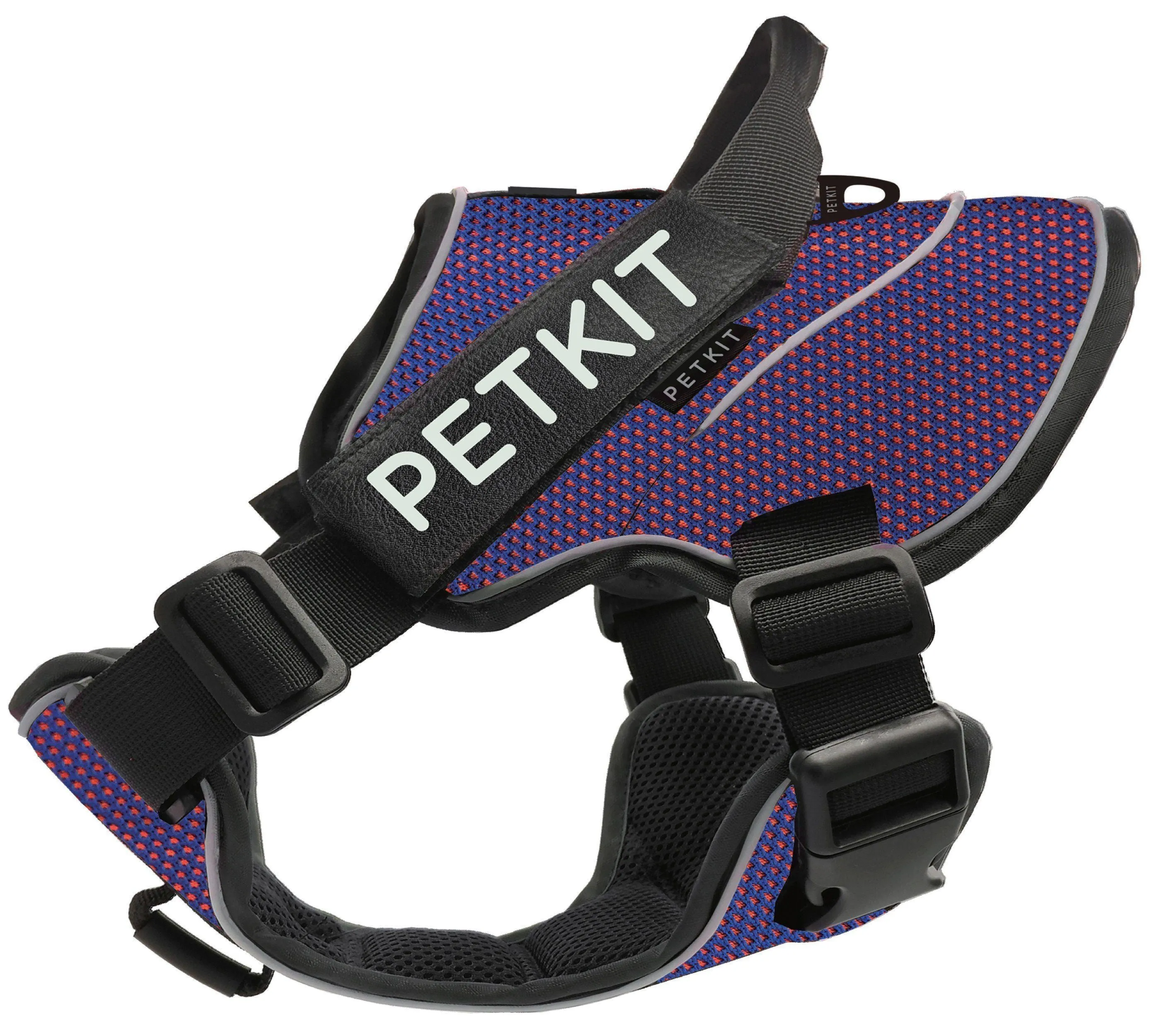 PETKIT ® 'AIR' Quad-Connecting Cushioned Chest Compression and Reflective Breathable Premium Safety Mesh Pet Dog Harness