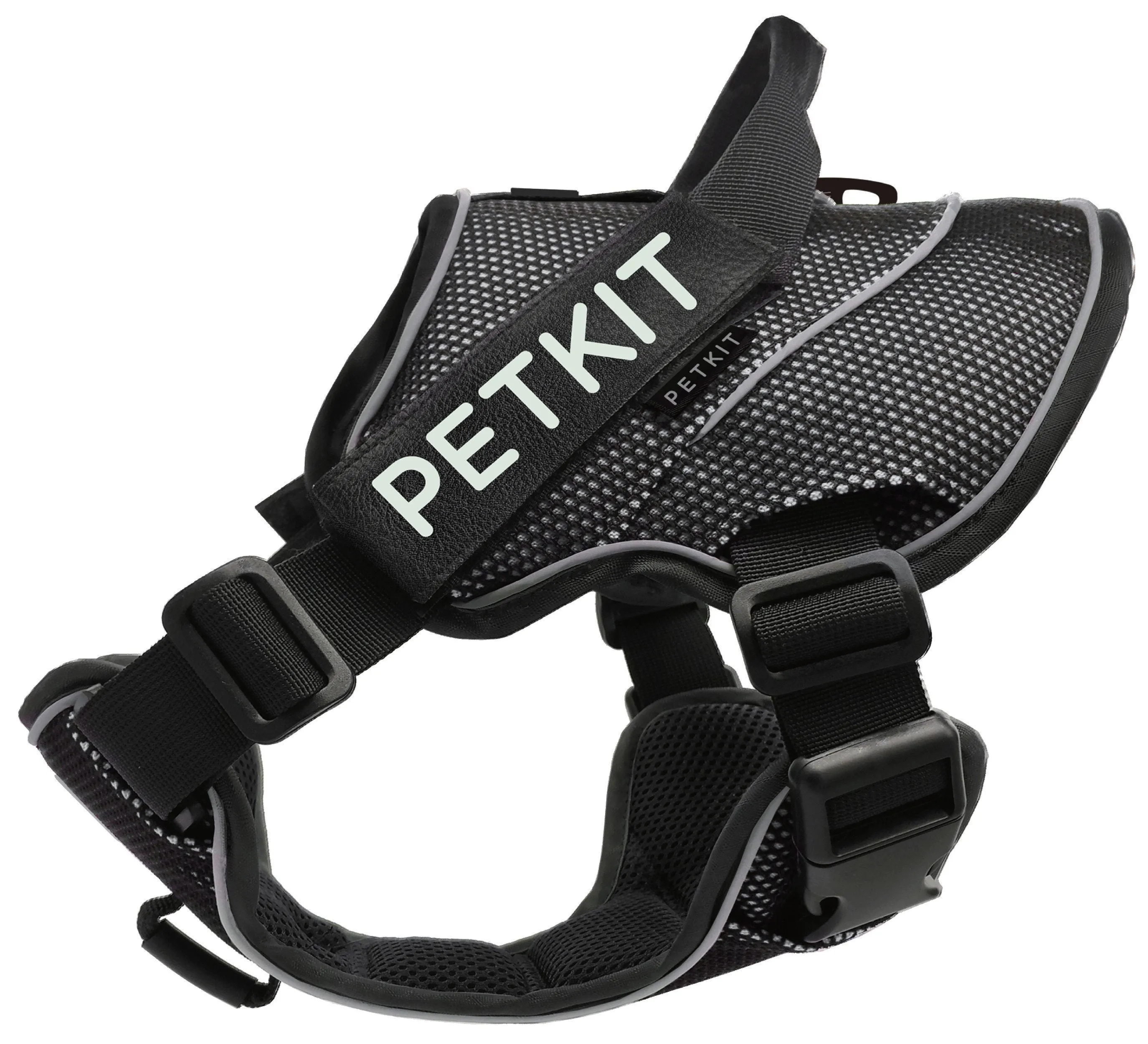 PETKIT ® 'AIR' Quad-Connecting Cushioned Chest Compression and Reflective Breathable Premium Safety Mesh Pet Dog Harness