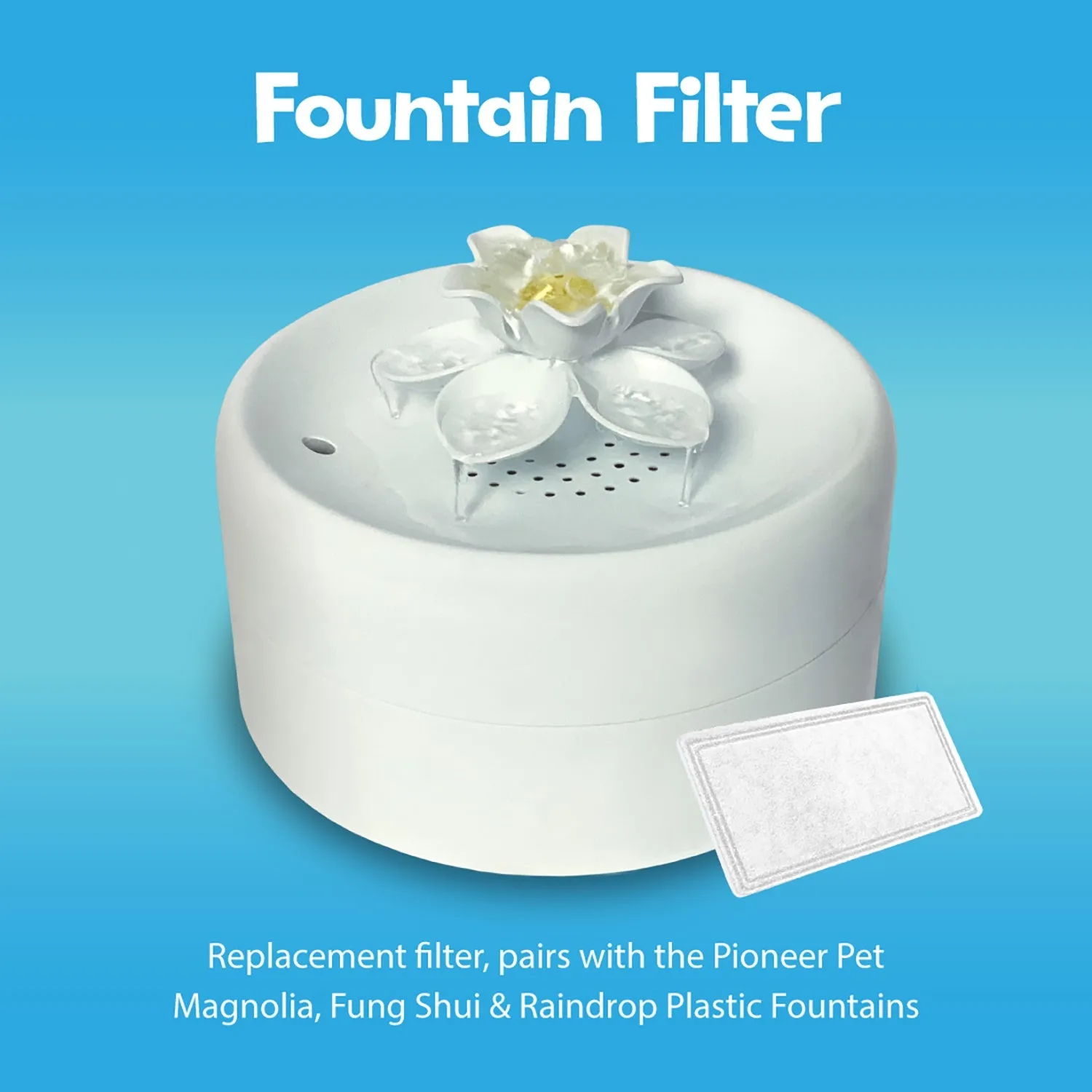 Pioneer Pet Magnolia Premium Plastic Drinking Fountain (55 oz)
