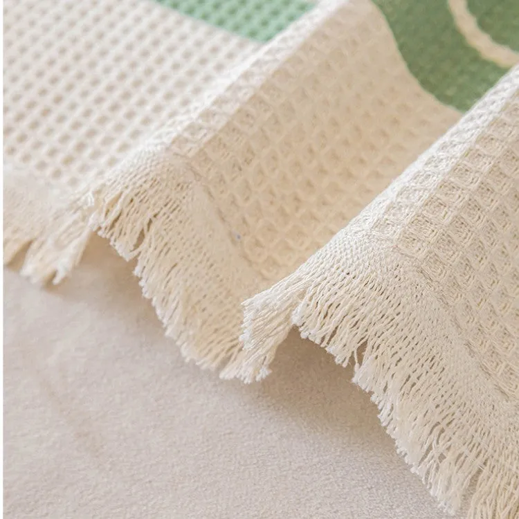 Regina Geometric Lines Chenille Sofa Cover