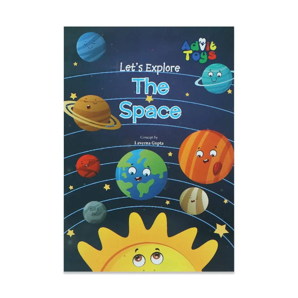 Space - Jigsaw puzzle (100 Piece   Educational Fun Fact Book Inside)