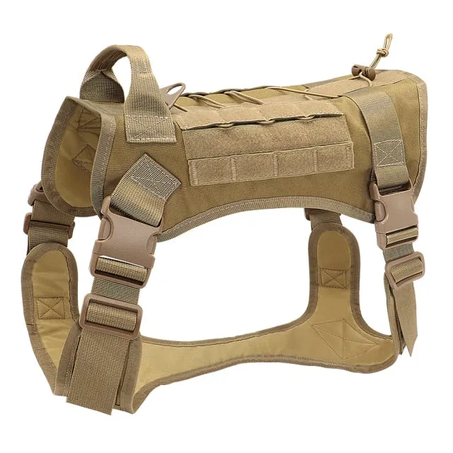 Tactical Dog Harness Vest Military, Harness Leash, Dog Vest For Medium Large Dogs German Shepherd