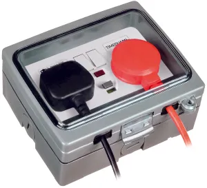 Timeguard TGV204NP 2 Gang IP66 RCD Socket Passive