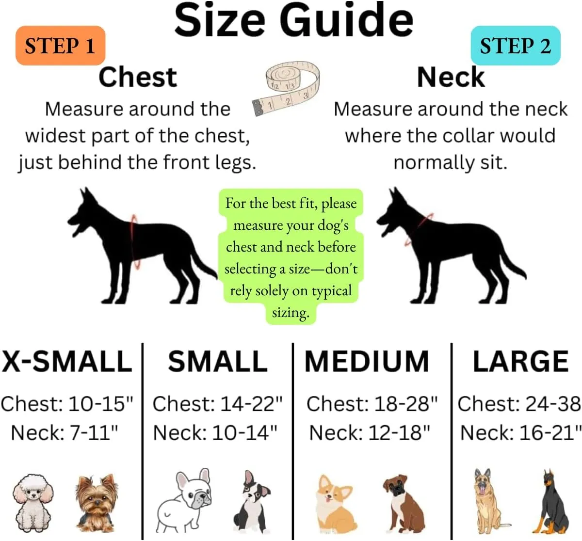 Tito's Closet Medium Dog Harness and Leash Set, Soft Neoprene Material, No Pull Dog Harness, Gray, Medium