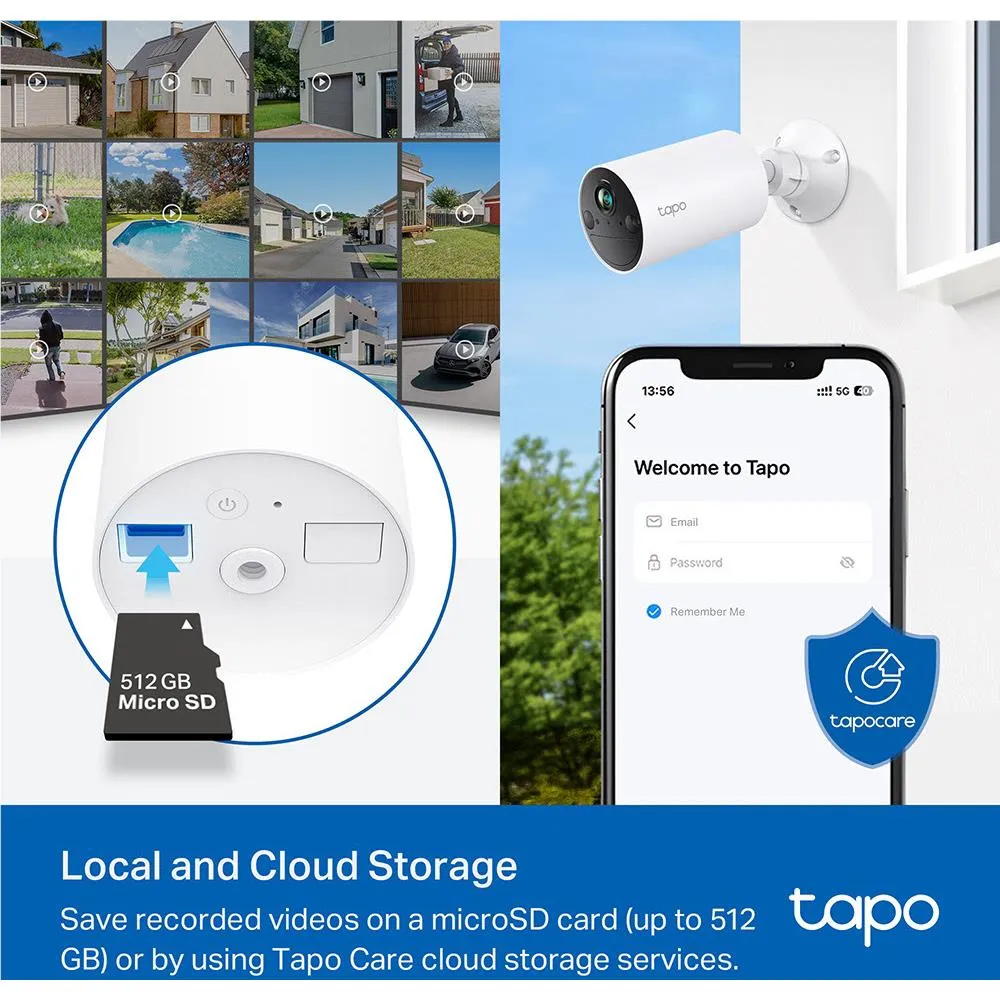 TP-Link Tapo 2K 3MP Smart Wire-Free Security System (2-pack)