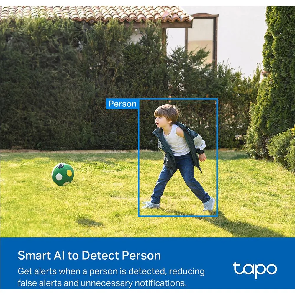 TP-Link Tapo 2K 3MP Smart Wire-Free Security System (4-pack)