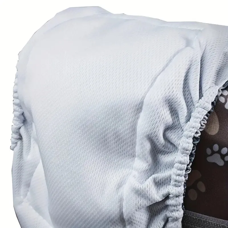 Washable Bone Pattern Male Reusable Dog Diapers
