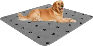 Washable Pee Pads for Dogs   Free Puppy Grooming Gloves/Quilted, Fast Absorbing Machine Washable Dog Whelping Pad/Waterproof Puppy Training Pad/Housebreaking Absorption Pads