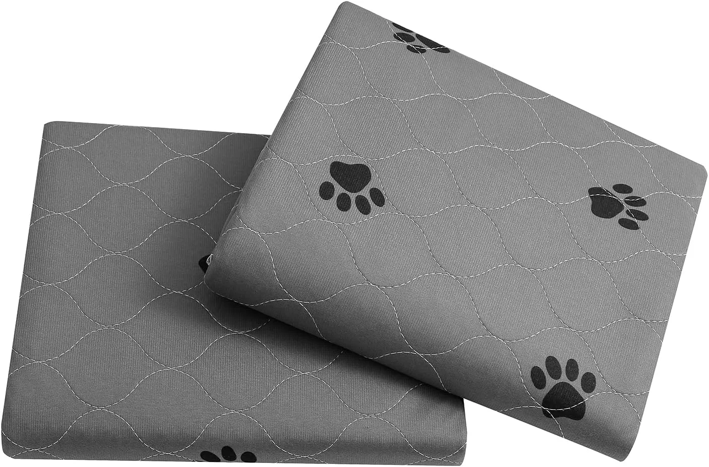 Washable Pee Pads for Dogs   Free Puppy Grooming Gloves/Quilted, Fast Absorbing Machine Washable Dog Whelping Pad/Waterproof Puppy Training Pad/Housebreaking Absorption Pads