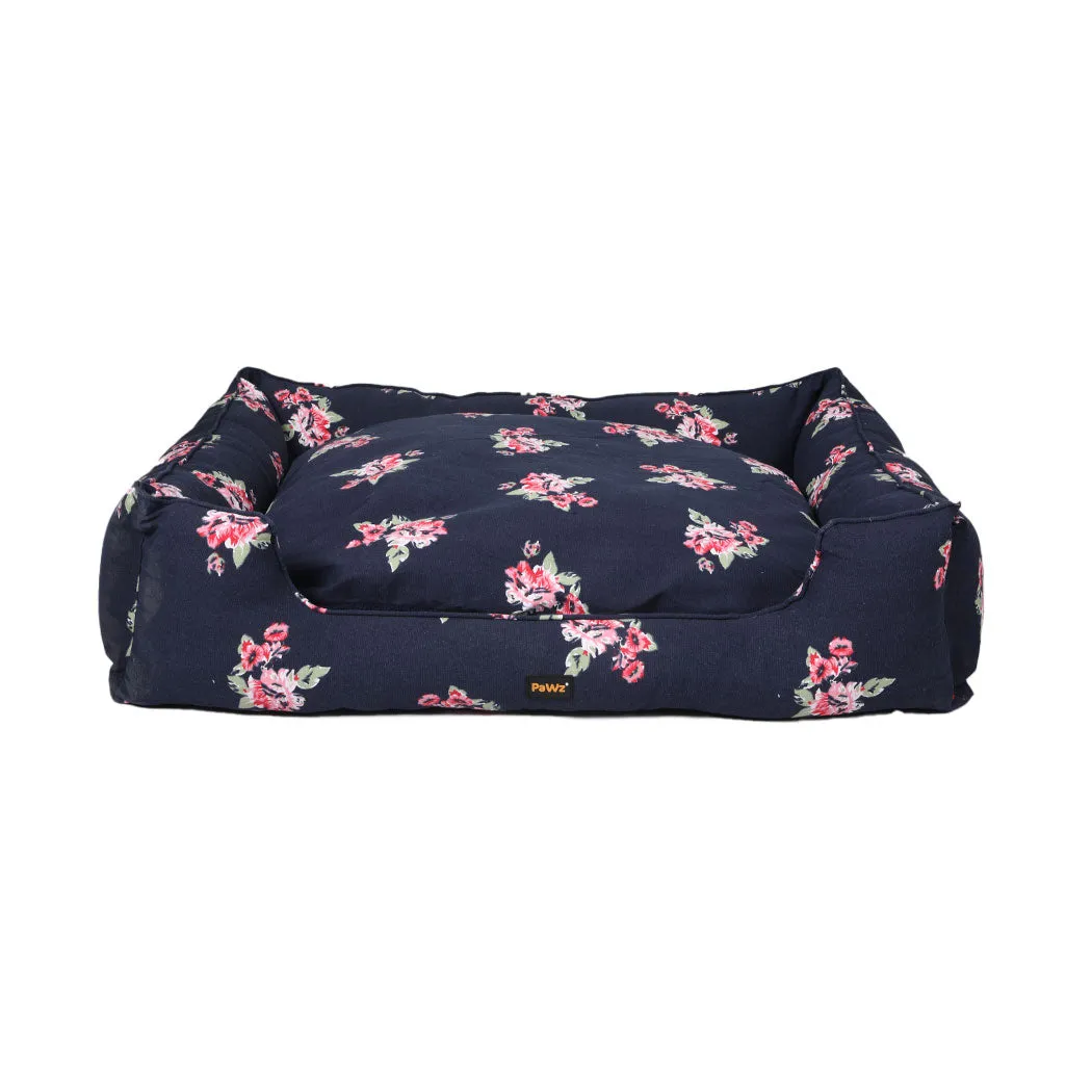 XLarge Dog Beds Calming Pet Bedding - Navy