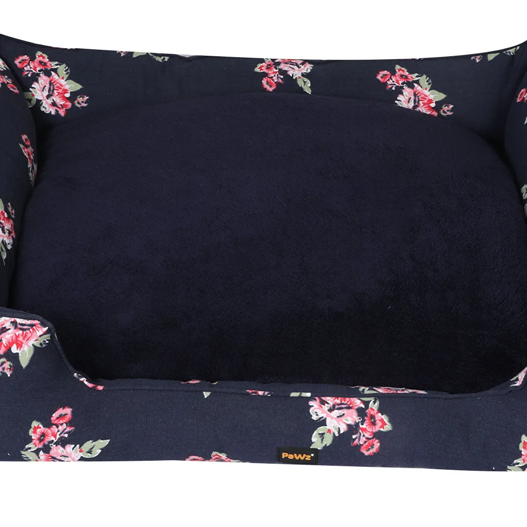 XLarge Dog Beds Calming Pet Bedding - Navy