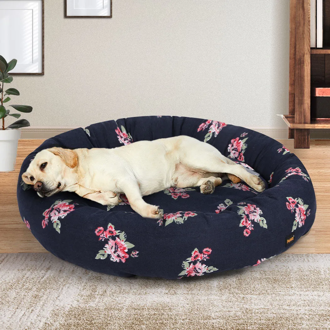 XXLarge Dog Beds Washable Calming Pet Bedding - Navy