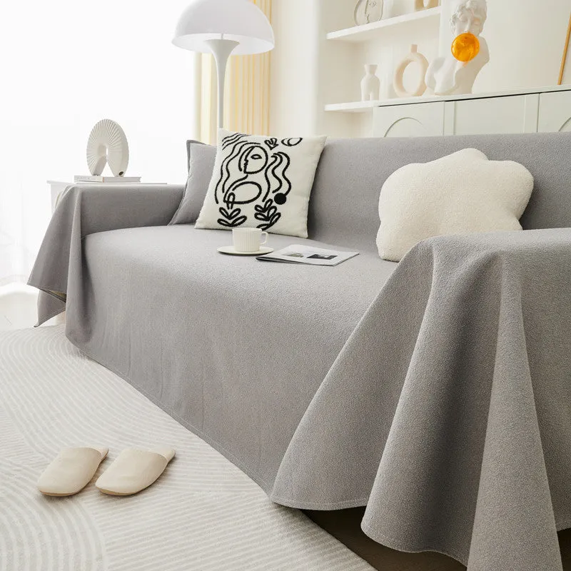 Yara Velvet Anti-Slip Waterproof Pet Friendly Sofa Cover