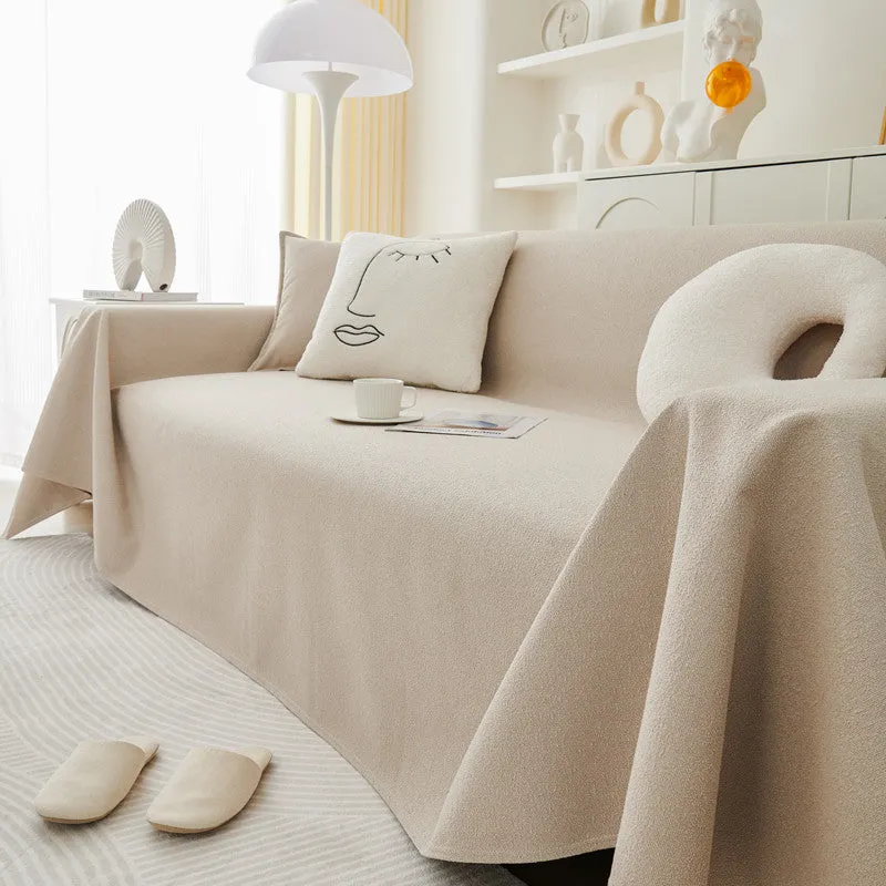 Yara Velvet Anti-Slip Waterproof Pet Friendly Sofa Cover