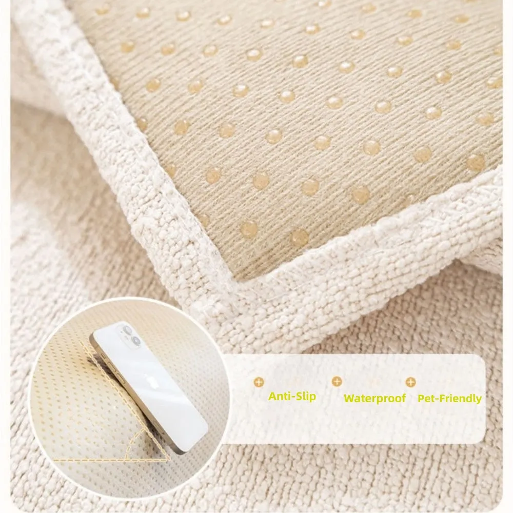 Yara Velvet Anti-Slip Waterproof Pet Friendly Sofa Cover