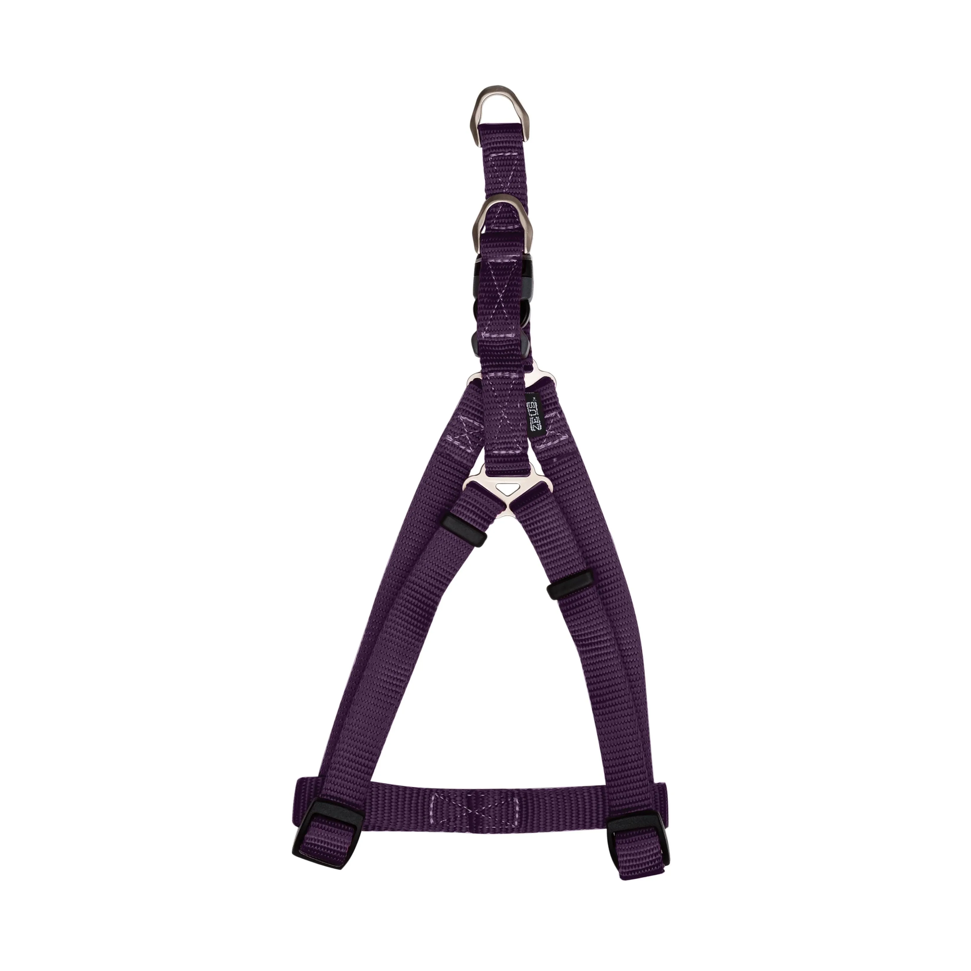 Zeus Nylon Dog Harness Royal Purple