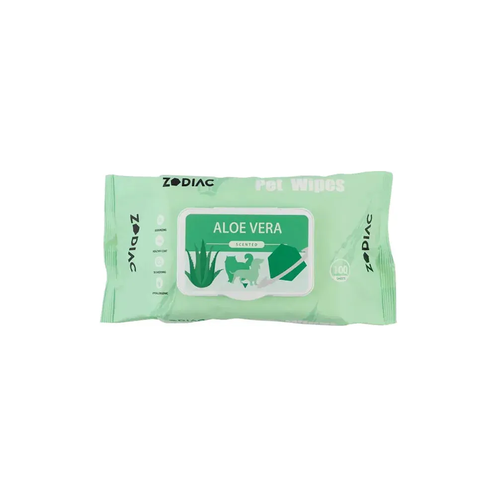 ZODIAC Pet Wipes 100 Pcs/Bag